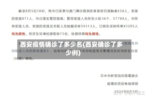 西安疫情确诊了多少名(西安确诊了多少例)-第3张图片