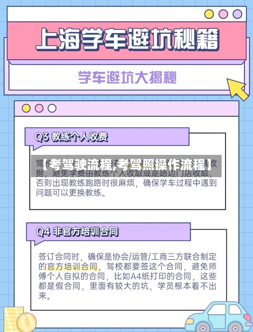 【考驾驶流程,考驾照操作流程】