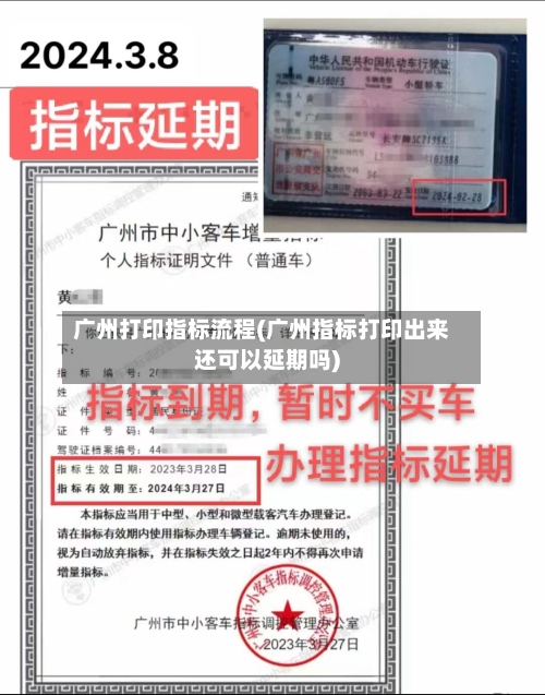 广州打印指标流程(广州指标打印出来还可以延期吗)