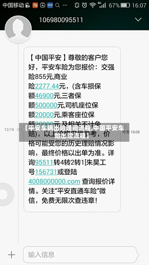 【平安车辆出险理赔流程,中国平安车险出险流程】