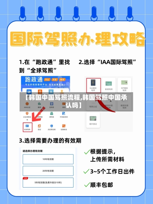 【韩国中国驾照流程,韩国驾照中国承认吗】-第2张图片
