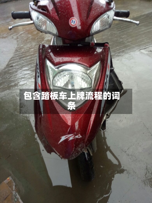 包含踏板车上牌流程的词条-第3张图片