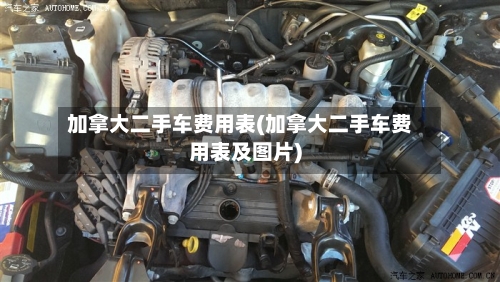 加拿大二手车费用表(加拿大二手车费用表及图片)
