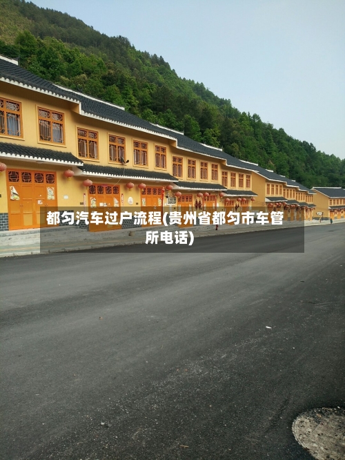 都匀汽车过户流程(贵州省都匀市车管所电话)