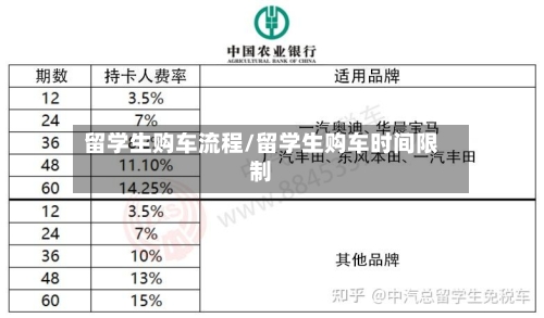 留学生购车流程/留学生购车时间限制-第2张图片