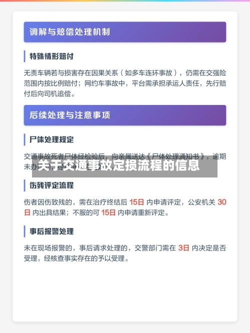 关于交通事故定损流程的信息-第2张图片