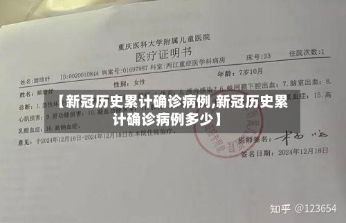 【新冠历史累计确诊病例,新冠历史累计确诊病例多少】