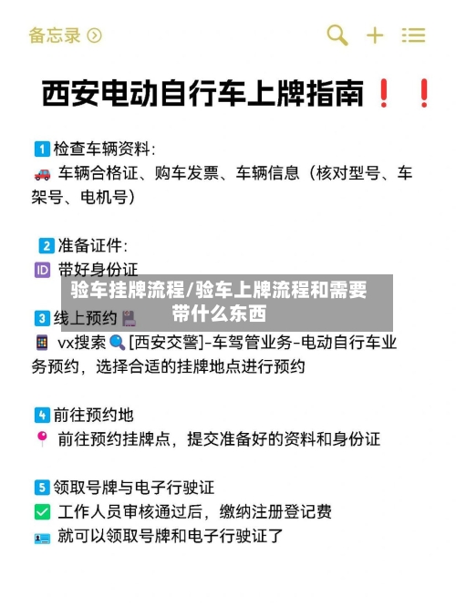 验车挂牌流程/验车上牌流程和需要带什么东西