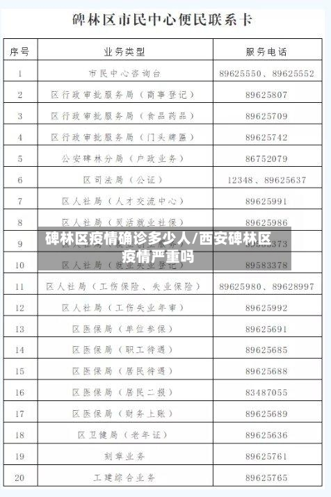 碑林区疫情确诊多少人/西安碑林区疫情严重吗-第3张图片